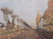 Alfred Sisley Chemin de la Machine Louveciennes, oil painting artist